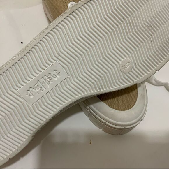 Maj Pole Tan white  Fran Sneakers - Size 9 - Picture 5 of 9